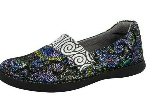 NEW ALEGRIA GLEE SLIP ON SURREALLY PRETTY SLIP ON LEATHER ATHLETIC FREE SHIP