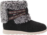 MUK LUKS WOMEN'S TAMARA PULL ON FASHION BOOTS sz 7 DARK GREY HEATHER 1000056 021