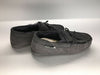 NEW BEARPAW MEN'S MOC II SHEEPSKIN SHOES CHARCOAL sz 9.5 SLIPPER FREE SHIP