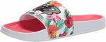 NEW BALANCE WOMEN'S 200 DURABLE SLIDE SANDALS sz 8 M WHITE FLORAL SWF200WF