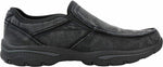 SKECHERS MEN'S RELAXED FIT CRESTON MOSECO SLIP ON MOCCASIN sz 10.5 BLACK 65355