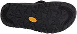 MERRELL MEN'S BREAKWATER FLIP SLIP ON SANDAL VIBRAM MEGAGRIP 10 M BLACK J034351