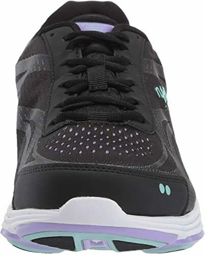 RYKA WOMEN DEVO PLUS 2 WALKING REFLECT SNEAKER sz 9 M BLACK / PURPLE E1360M9011