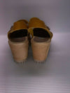 NEW MIA WOMEN'S ABBA CLOG SANDALS MUSTARD LEATHER sz 9 FREE SHIP 48099196