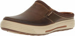 NEW SKECHERS MENS PORTER VAMEN SLIP ON LOAFER BROWN 9.5 W LEATHER 65097W