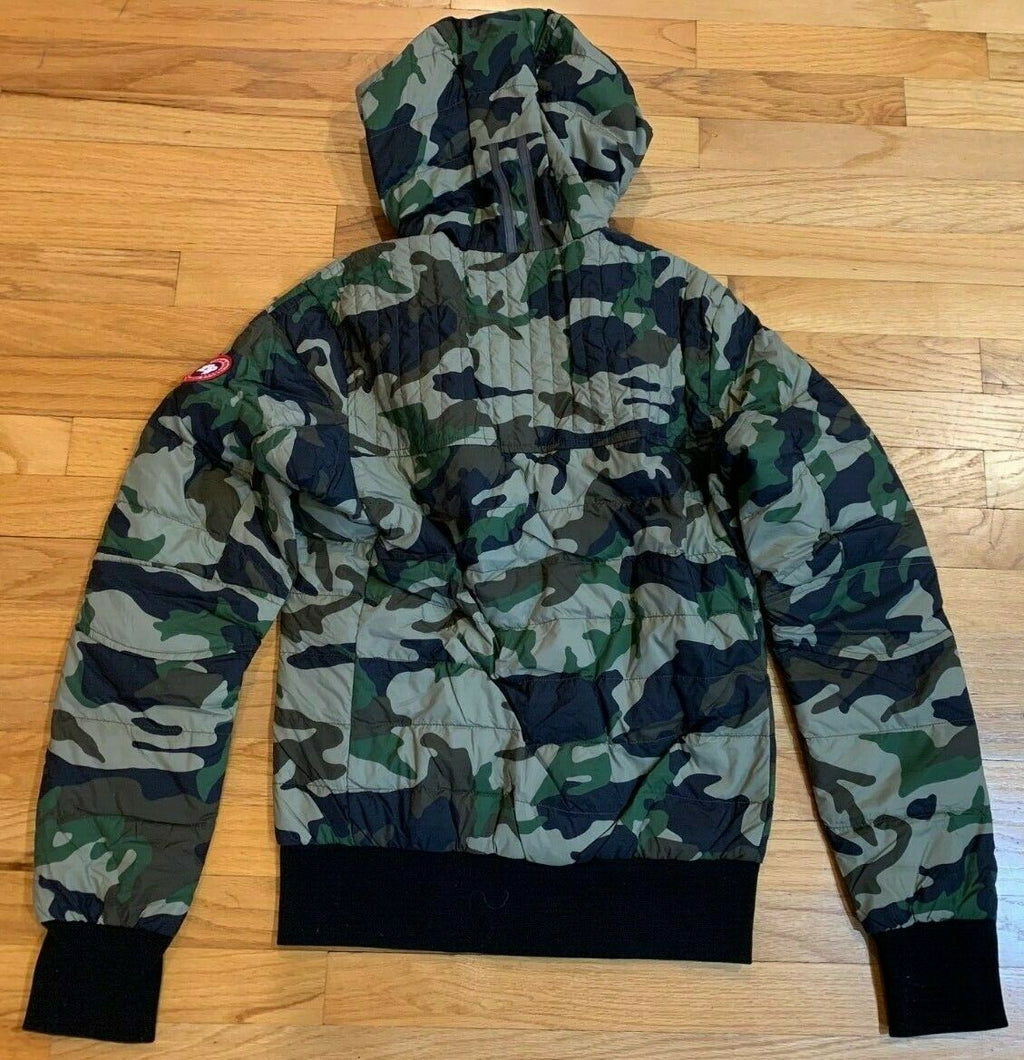 NEW CANADA GOOSE MENS CABRI HOODY INSULATED DOWN CAMO sz M 2208MP AUTHENTIC FREE SHIP