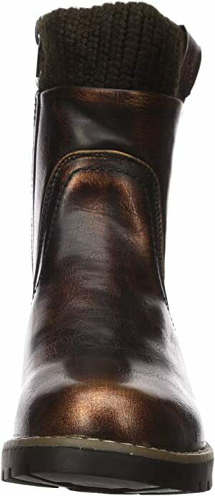 MUK LUKS WOMEN'S BOBBI WATER RESISTANT FASHION BOOT 8 COOPER BROWN 1000004 220