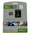 PNY micro SDHC Flash Card 16 GB Elite Memory Flash Card w SD Adapter (3 PACK)