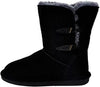 BEARPAW WOMEN'S ABIGAIL PULL ON MID CALF SUEDE WINTER BOOTS sz 7 M NAVY 682W