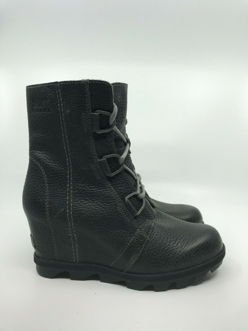 SOREL WOMENS JOAN OF ARCTIC WEDGE II WATERPROOF BOOT QUARRY SIZE 8 FREE SHIPPING