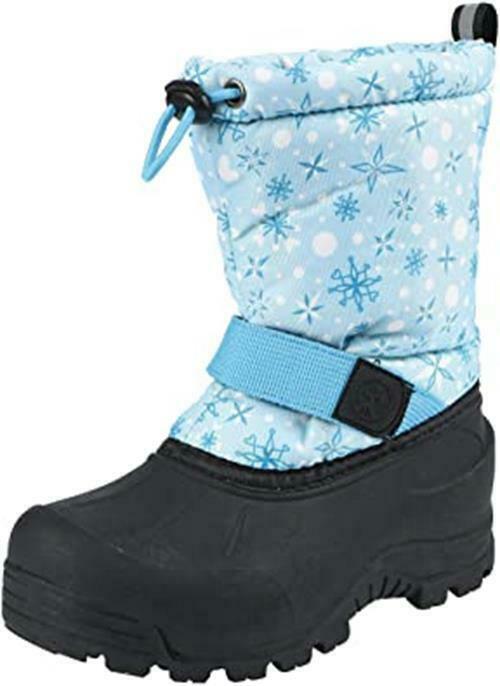 NORTHSIDE KIDS FROSTY POLAR SNOW BOOT sz 6 TODDLER LIGHT BLUE / WHITE 911312T470