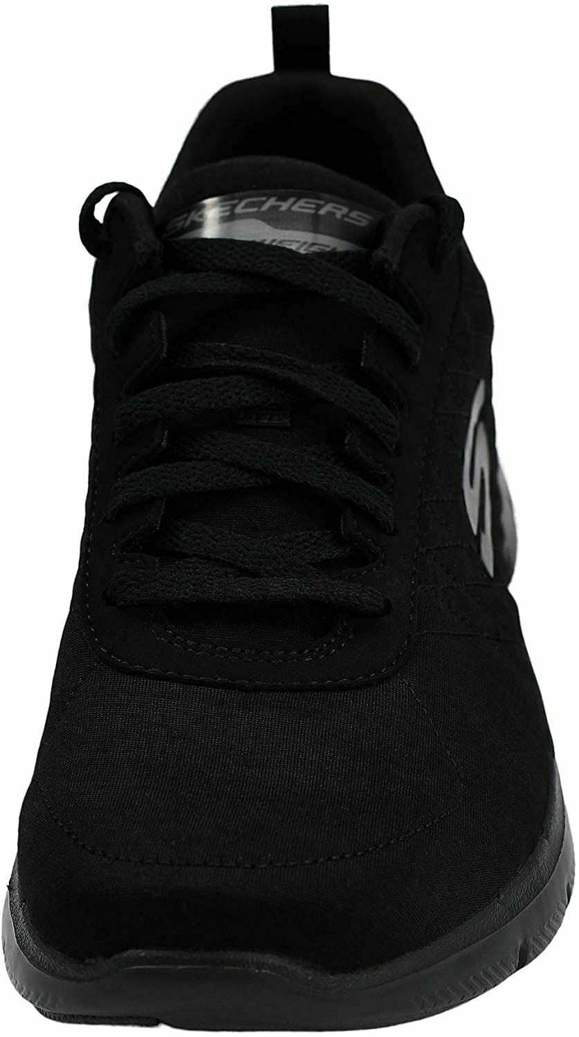 SKECHERS WOMENS FLEX APPEAL 2.0 ATHLETIC SPORTY TRAINING SNEAKER 7 BLACK 12753