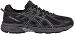 ASICS MEN'S GEL VENTURE 6 RUNNING SHOES sz 9.5 BLACK / PHANTOM / GREY T7G1N 9016