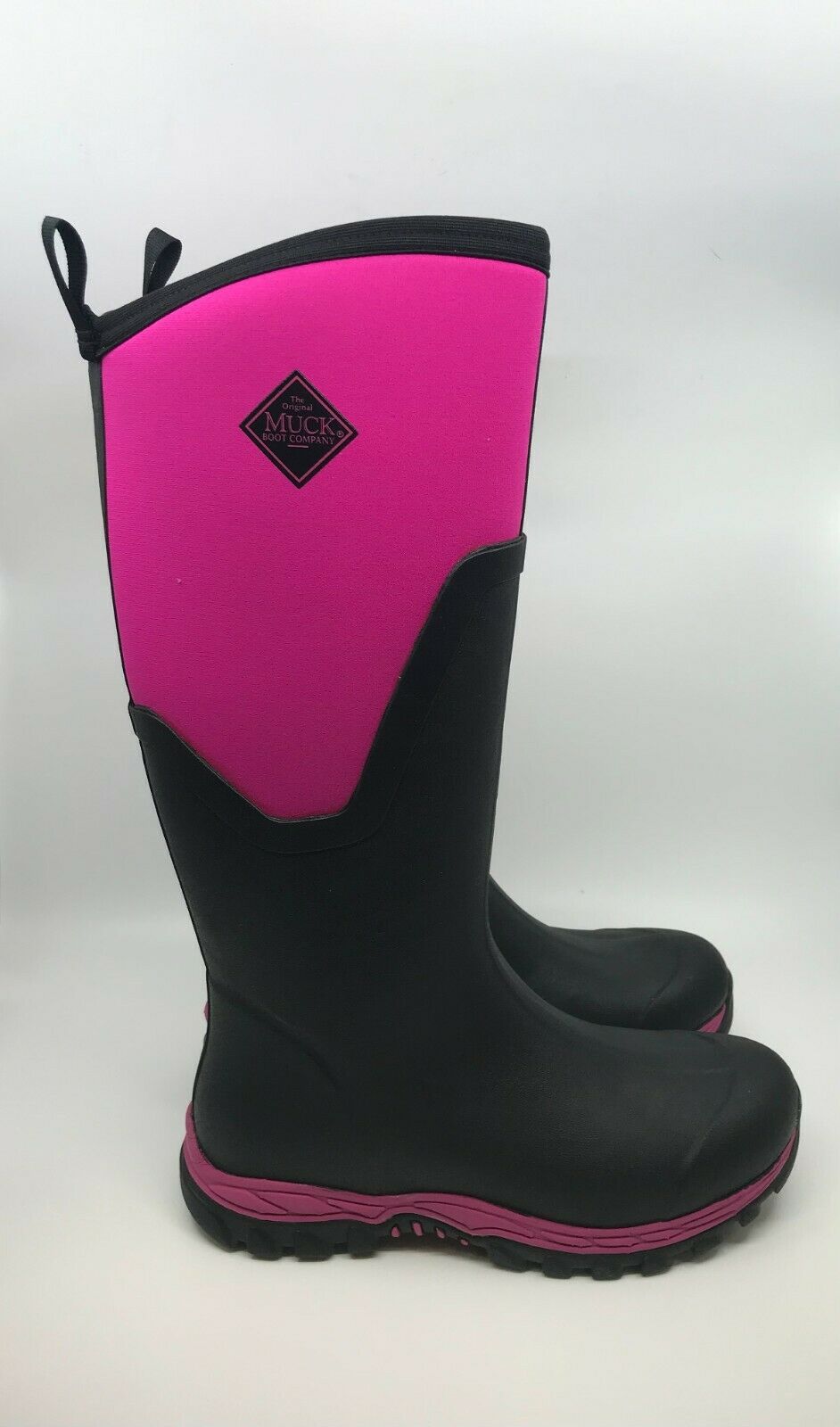 NEW MUCK WOMENS ARCTIC SPORT II TALL BOOT BLACK/PINK AS2T-400 FREE SHIPPING