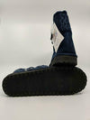 MUK LUKS WOMEN'S AMEE FAUX SUEDE FLAT ANKLE WARM BOOT sz 7 NAVY 1000073 402