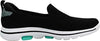 SKECHERS WOMEN'S GO WALK 5 PRIZED WALKING SHOE SNEAKER sz 8.5 BLACK AQUA 15900