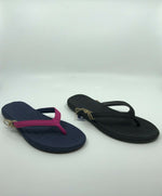 NEW HARI MARI WOMENS BEACHSIDE SANDALS BLACK or BERRY/NAVY SIZES 7-11 FREE SHIP