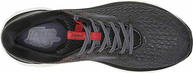 BROOKS MEN'S GHOST 11 ROAD RUNNING SHOE 11 M BLACK GRAYSTONE CHERRY 1102881D038