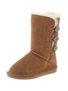 BEARPAW KIDS LAUREN GIRLS SHEEPSKIN PULL ON WINTER BOOT sz 5 YOUTH HICKORY 1656Y