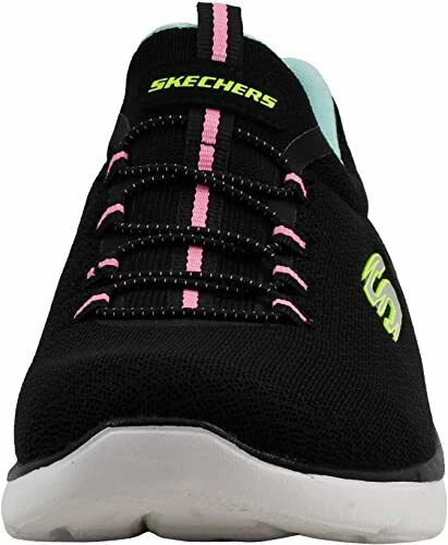 SKECHERS WOMEN'S SUMMITS TRAINING SNEAKER MEMORY FOAM sz 9.5 BLACK / MULTI 12980