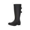 CHOOKA WOMENS VERSA TALL RAIN BOOT WIDE-CALF NAVY BLACK ADJUSTABLE WATERPROOF