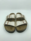 BIRKENSTOCK WOMENS ARIZONA BS GRACEFUL PEARL WHITE SIZE 37EU(6-6.5US) FREE SHIP