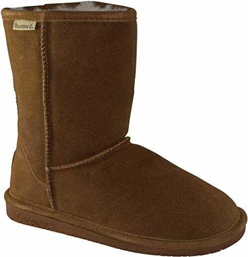 EMMA SHORT SHEARLING PULL ON WINTER BOOTS sz 7 M HICKORY II 608W