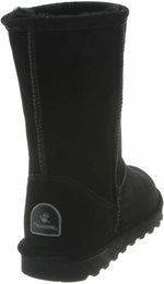 BEARPAW WOMEN'S ELLE SHORT SHEEPSKIN PULL ON WINTER BOOTS sz 6.5 M BLACK 1962W