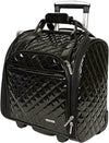 TRAVELON WHEELED UNDERSEAT CARRY ON WITH BACK UP BAG / BLACK 14545 500