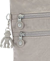 KIPLING WOMEN'S ALVAR CROSSBODY BAG DURABLE MESSENGER NYLON / DUSTY GREY HB4061