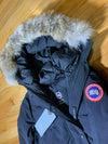 NEW CANADA GOOSE SHELBURNE PARKA COAT WOMEN NAVY 3802L COYOTE DOWN FREE SHIP