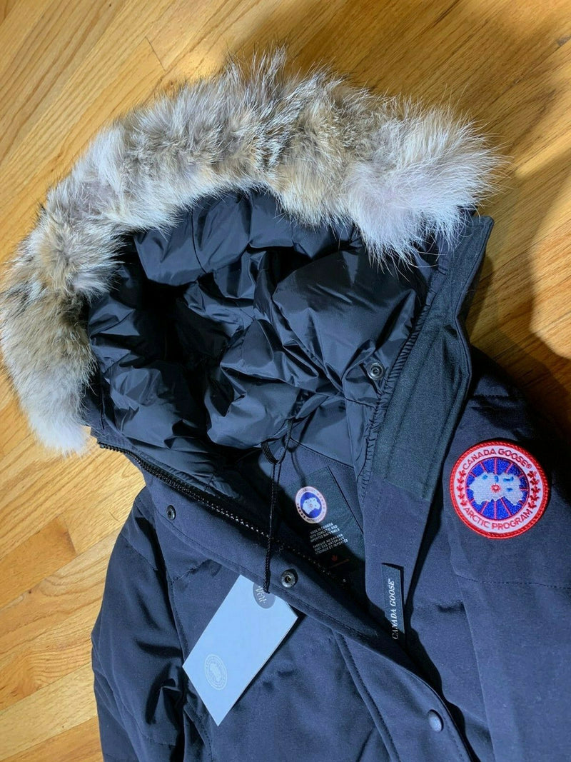 NEW CANADA GOOSE SHELBURNE PARKA COAT WOMEN NAVY 3802L COYOTE DOWN FREE SHIP