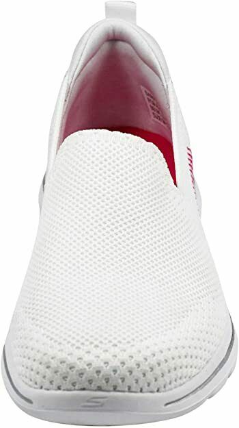 SKECHERS WOMEN'S GO WALK 5 PRIZED SLIP ON SNEAKERS sz 9.5 WHITE / MULTI 15900