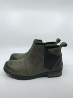 USED SOREL WOMENS EMELIE CHELSEA WATERPROOF BOOT QUARRY SIZE 7 FREE SHIPPING