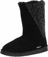 MUK LUKS WOMEN'S SARINA MID CALF FLAT FASHION BOOTS sz 8 EBONY 1000062 004