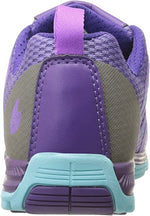 NAUTILUS WOMEN'S SAFETY TOE ATHLETIC WORK SHOE LIGHTWEIGHT sz 9.5 M PURPLE N1792