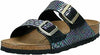 BIRKENSTOCK WOMEN'S ARIZONA SANDAL sz EU 43 US 12-12.5 SHINY SNAKE BLACK MULTI