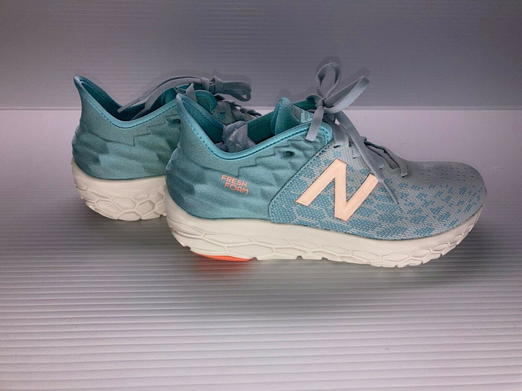 NEW BALANCE WOMEN'S FRESH FOAM BEACOM RUNNING SHOES FOG BLUE sz 7 SNEAKER WALK