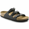 NEW BIRKENSTOCK WOMEN FLORIDA SANDAL BLACK BIRKO FLOR SOFT FOOTBED REGULAR 53011