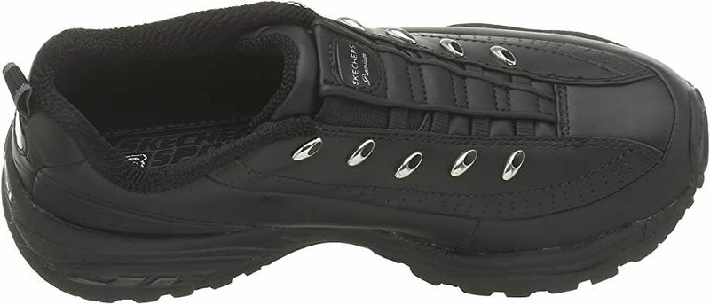 SKECHERS WOMEN'S SPORT PREMIUM PREMIX SLIP ON COMFORT SNEAKERS sz 9 BLACK 1704