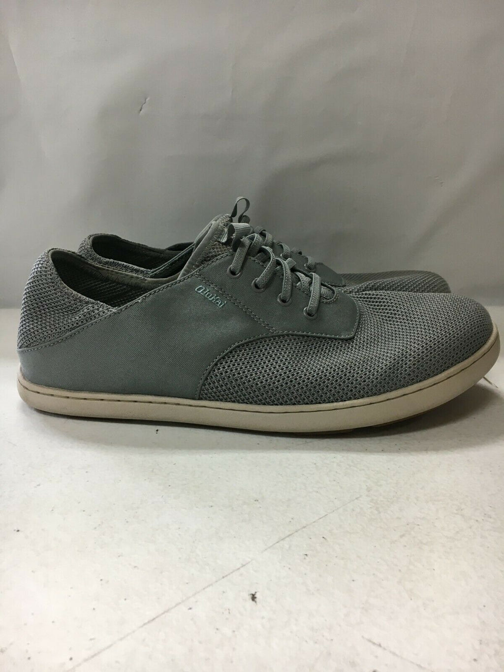 NEW OLUKAI NOHEA MOKU SHARKSKIN/SHARKSKIN SIZE 10 FREE SHIPPING