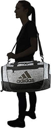 ADIDAS DEFENDER 3 MEDIUM DUFFEL CLASSIC CARRY ON GYM BAG GREEN TINT WHITE GREY