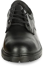 KING'S MEN'S EXECUTIVE STEEL TOE OXFORD 3" LEATHER WORK BOOTS sz 8 BLACK KEPL04