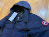 NEW CANADA GOOSE MENS HYBRIDGE BASE HOODED JACKET NAVY DOWN INSULATED 2741M