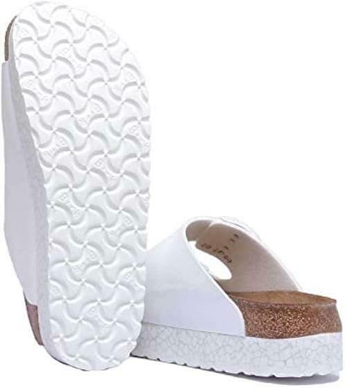 BIRKENSTOCK WOMEN'S ARIZONA PAPILLIO SANDAL sz EU 42 US 11-11.5 N WHITE 1009050