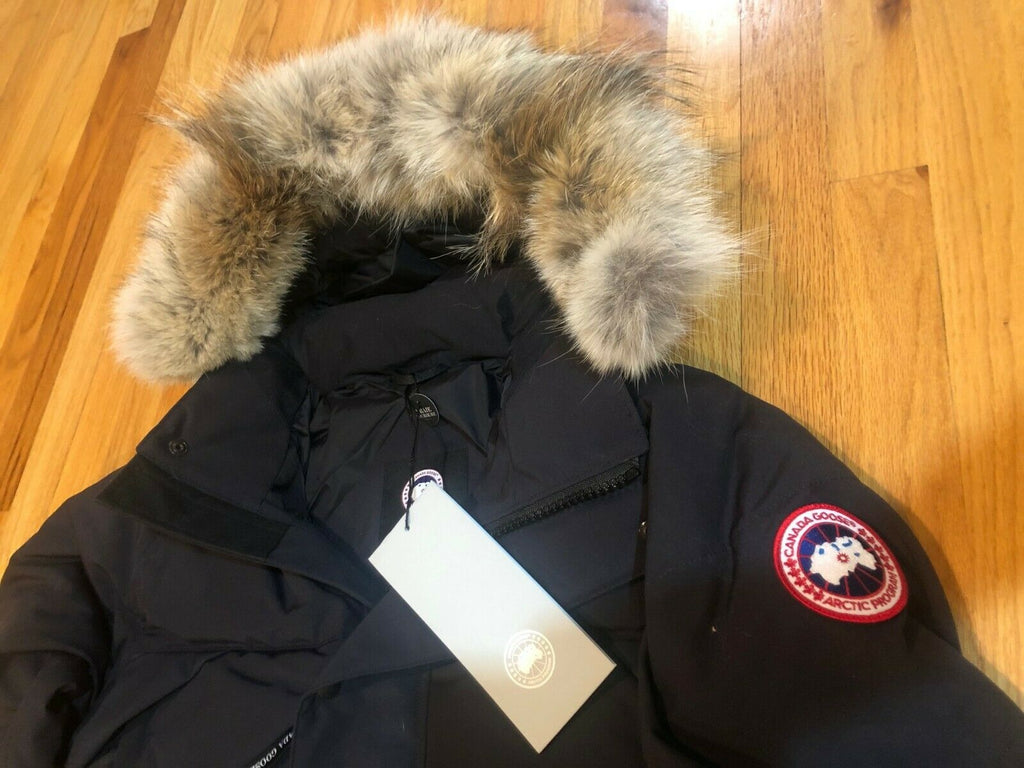 NEW CANADA GOOSE EMORY PARKA MENS NAVY 2580 sz S DOWN COYOTE FREE SHIP