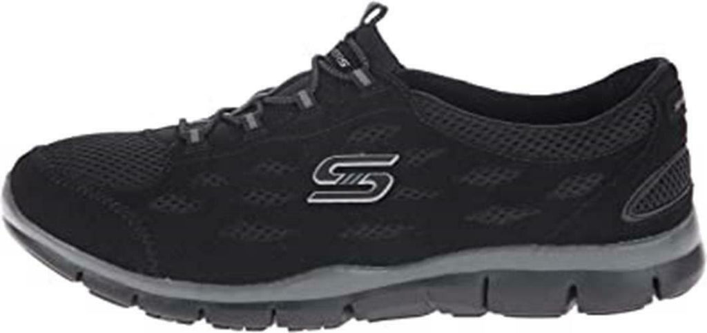 SKECHERS WOMEN'S GRATIS GOING PLACES FASHION WALKING SNEAKERS sz 11 BLACK 22603