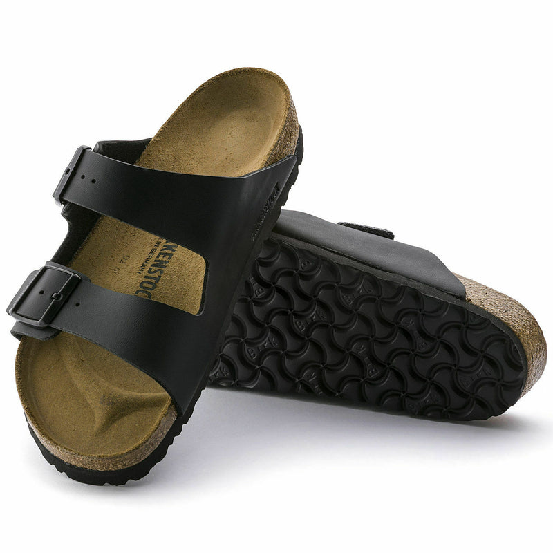 NEW BIRKENSTOCK MENS ARIZONA REGULAR WIDTH SANDAL BLACK BIRKO FLOR 51791