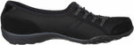 SKECHERS WOMEN'S BREATHE EASY ALLURE FASHION SPORT SNEAKERS sz 10 W BLACK 22535W