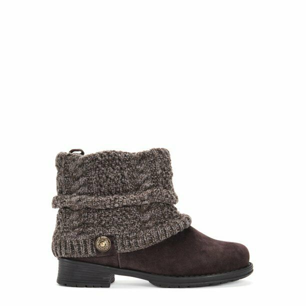 MUK LUKS WOMEN'S PATTRICE WARM ANKLE PULL ON FASHION BOOT sz 9 JAVA 16895 240